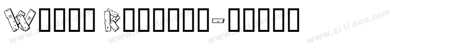 Woody Regular字体转换